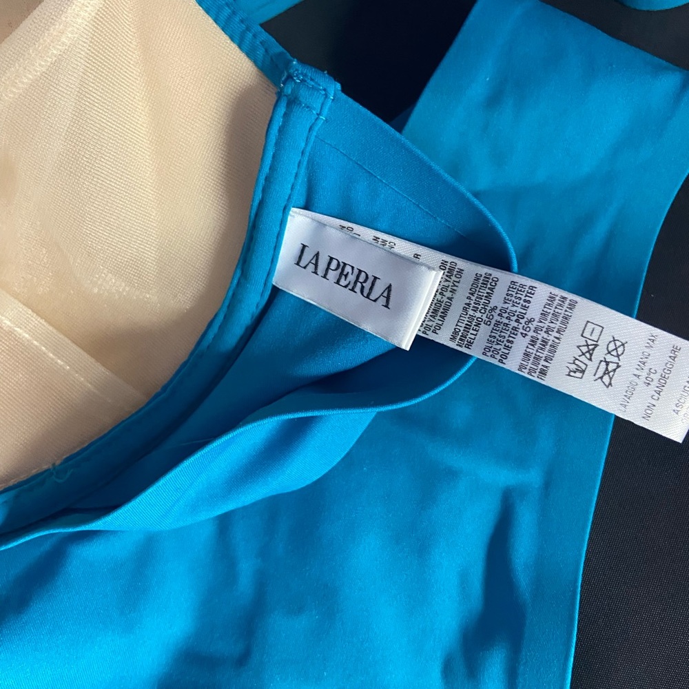 La Perla Turquoise Bikini Set With Brazilian Cut … - image 5